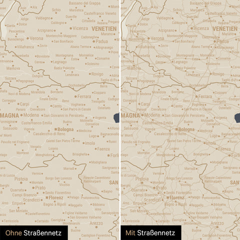 Italy Push Pin Map TRAVEL® – Hale Navy