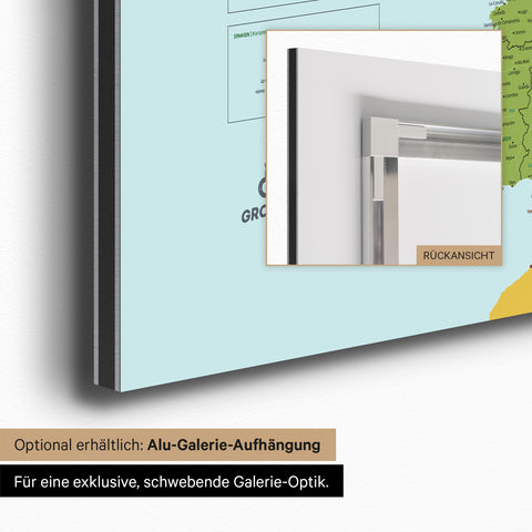 Europa-Karte für Kinder Magnetboard – MINIVENTURES® Classic