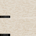 DACH-Karte Leinwand in Hale Navy (Dunkelblau-Gold) wahlweise mit oder ohne Straßennetz
