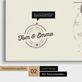 Personalisierte Dänemark-Karte als Pinn-Leinwand in Warmgray (Braun-Grau) mit eingedruckten Namen und einer Legende zur Markierung von besuchten Orten