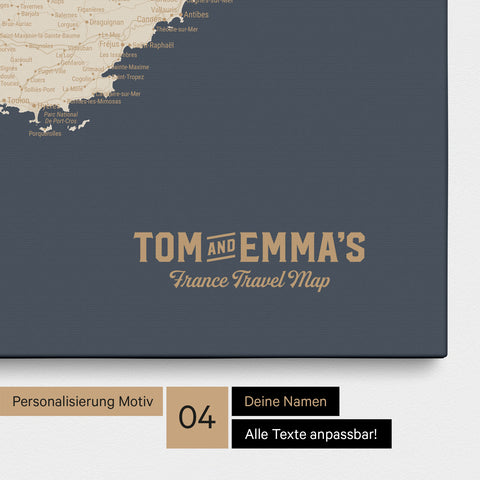 France Push Pin Map TRAVEL® (Pinboard) – Hale Navy