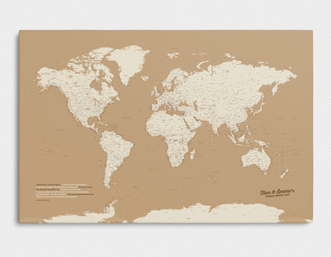 Weltkarte ANTARCTICA mit Antarktis