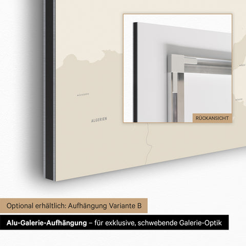 Magnetic Italy Map TRAVEL® Magnetic Board – in 21 Colors