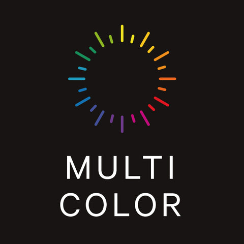 Label der Color Edition von Weltkarten in leuchtenden, vitalen und bunten Farben