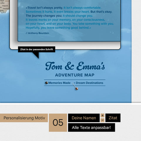 Physische Weltkarte ANTARCTICA® Pinn-Leinwand – Multicolor Terra